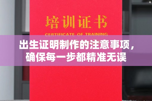 回民出生证明制作的注意事项，确保每一步都精准无误
