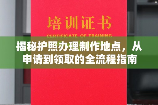 回民揭秘护照办理制作地点，从申请到领取的全流程指南