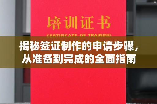 回民揭秘签证制作的申请步骤，从准备到完成的全面指南