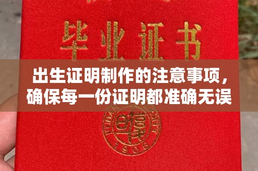 回民出生证明制作的注意事项，确保每一份证明都准确无误