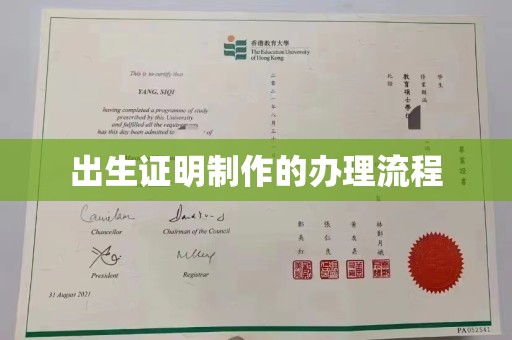 回民出生证明制作的办理流程